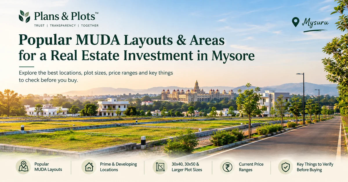 30x40 MUDA Approved Sites in Mysuru: Best Areas & Prices (2026 Guide)